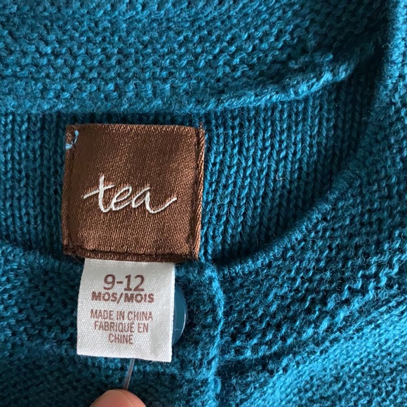 Tea Collection Ruffle Baby Cardigan - Picture 2 of 3